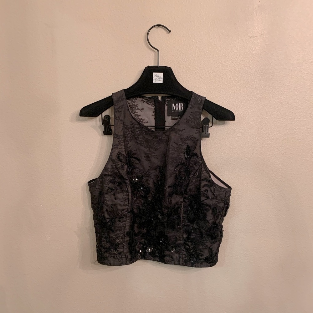Formal crop top